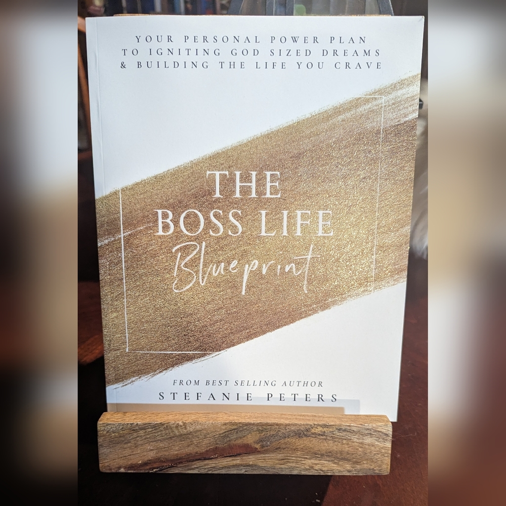 NWOT, Book, Workbook, The Boss Life Blueprint, Author Stefanie Peters, 2020
